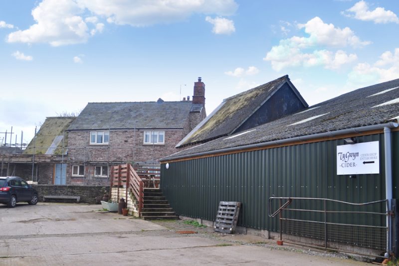 Pen Y Lan Farm, the home of Ty Gwyn Cider Ty Gwyn Cider