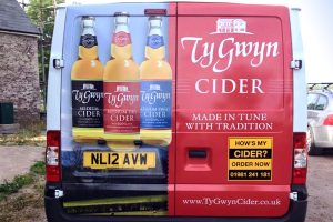 Ty Gwyn Cider van