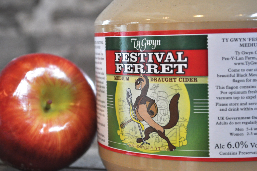 Flagon of Ty Gwyn Festival Ferret Cider Flagon of Ty Gwyn Festival Ferret Cider