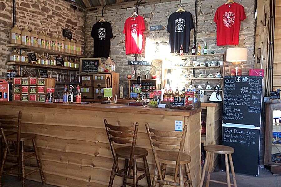 The Ty Gwyn Cider shop