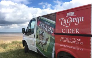 The Ty Gwyn Cider van