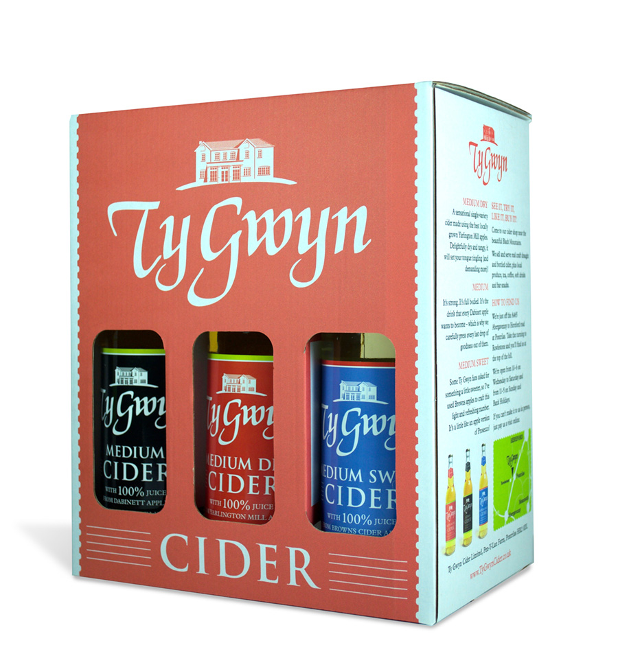 Ty Gwyn Cider 6-bottle gift pack Ty Gwyn Cider 6-bottle gift pack