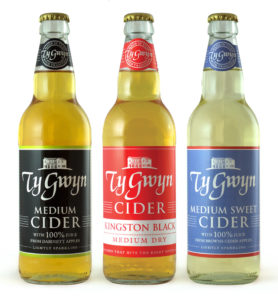 Ty Gwyn Cider bottled cider range