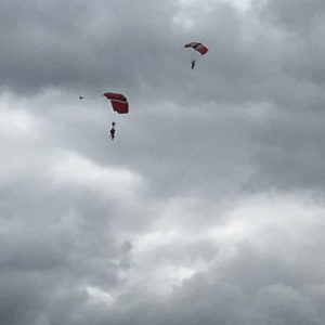 Alex Culpin's charity parachute jump